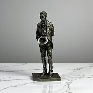 Vintage Franklin Mint After The Crash Pewter Figurine From 1980